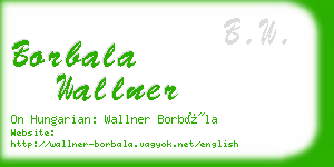 borbala wallner business card